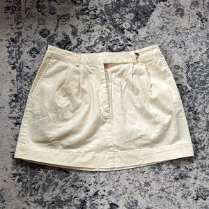 UO Light Yellow Mini Skirt